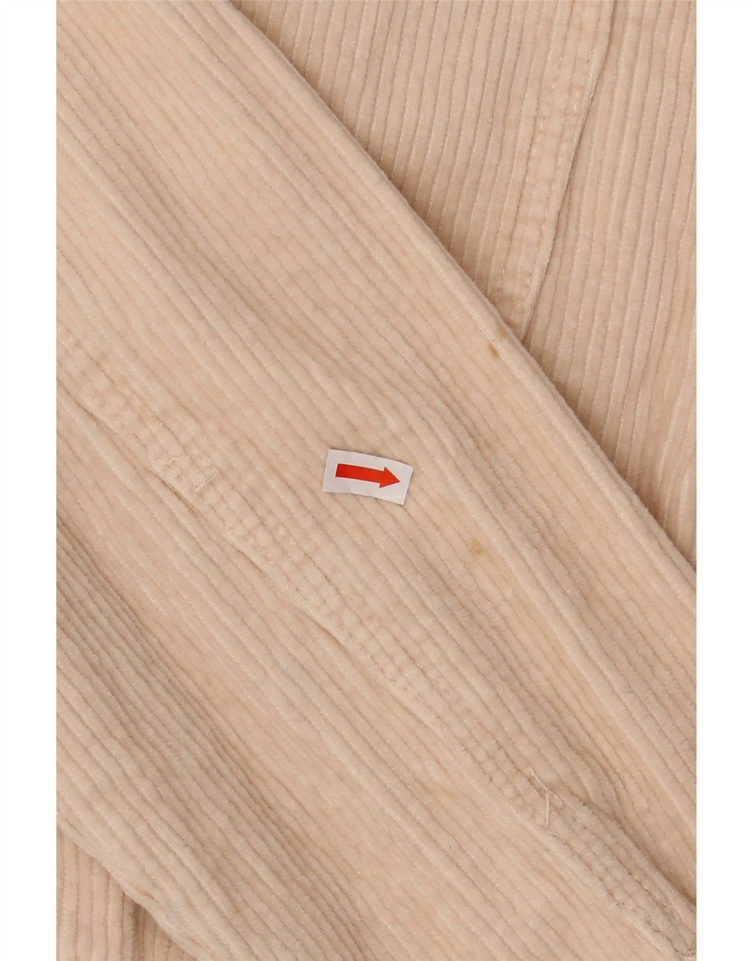 Cămașă oversize din velur pentru femei ZARA UK 14 Bumbac alb mediu mediu