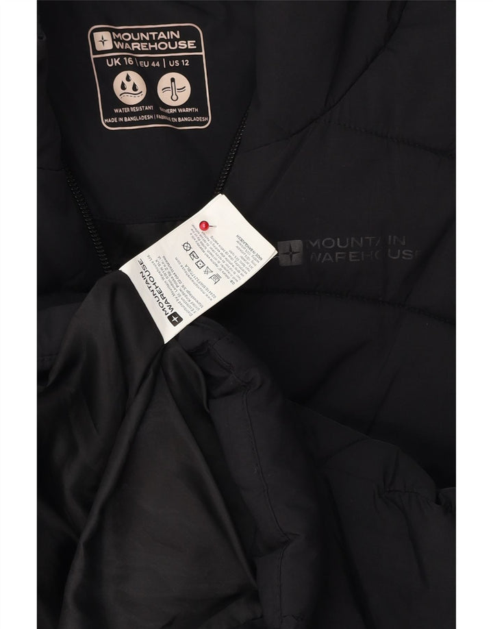 Gilet căptușit pentru femei Mountain Warehouse UK 16 Poliester negru mare