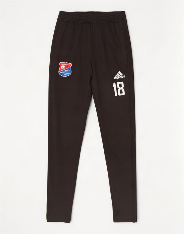 Pantaloni de trening pentru bărbați Adidas grafic, poliester negru mic