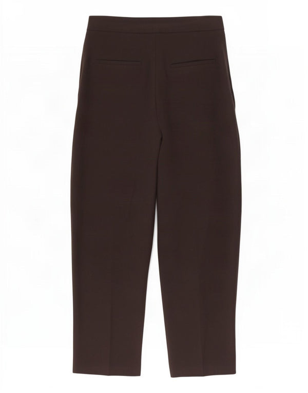 Topshop Pantaloni chino cu talie înaltă pentru femei UK 4 XS L22 L26 Negru