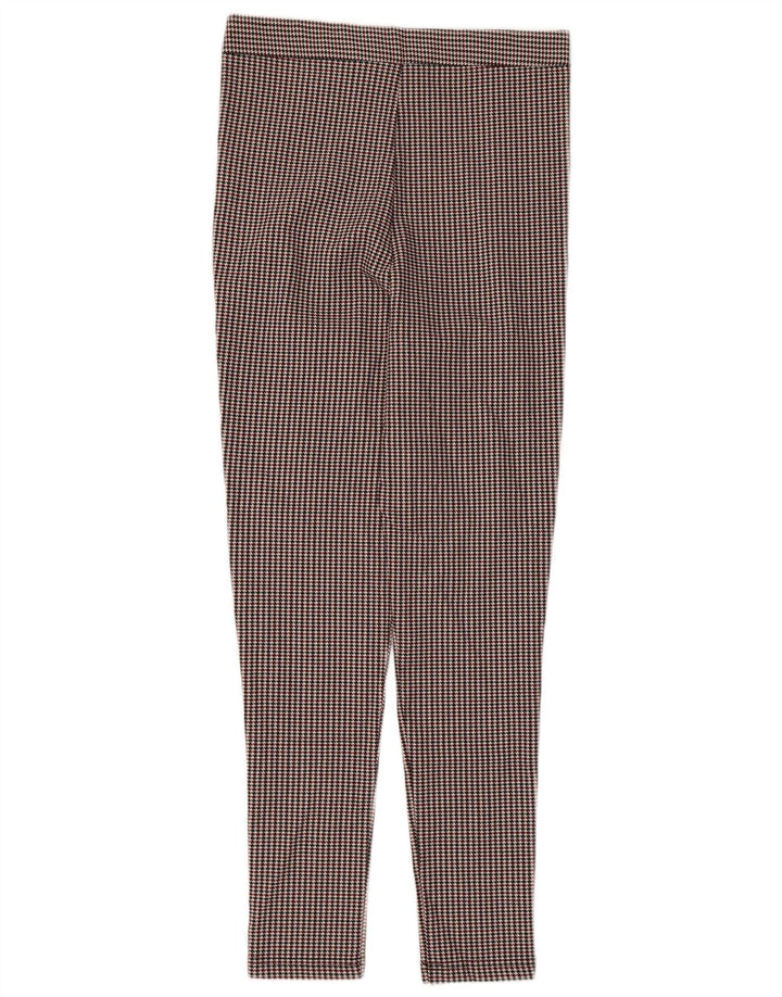 Pantaloni de costum slim pentru femei ZARA Mediu L28 L27 Multicolor Houndstooth