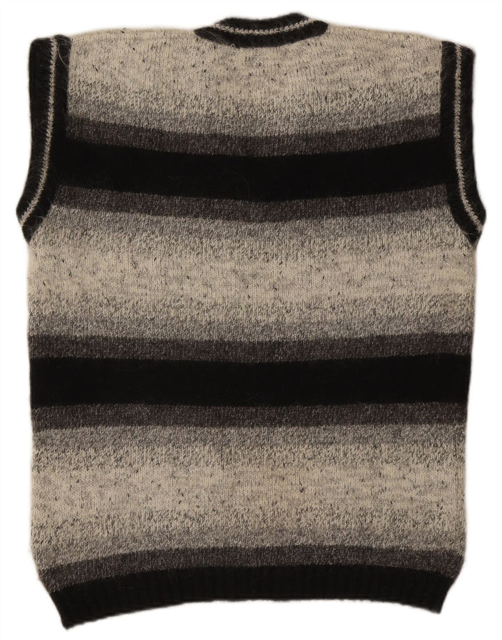 Nagpal Mens Vest Tank Top Mare Gri cu dungi