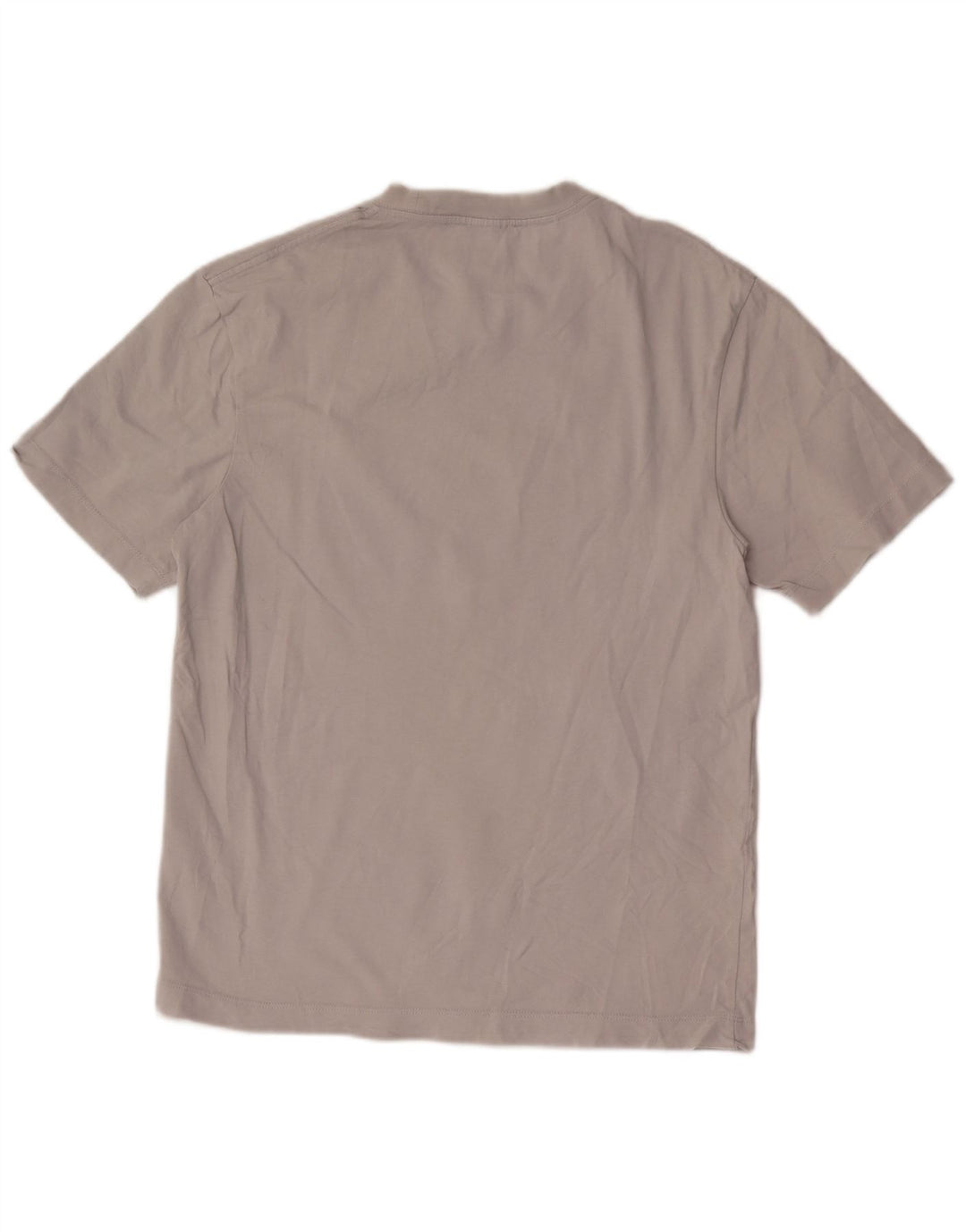 Tricou pentru bărbați Zara Top din bumbac gri mediu