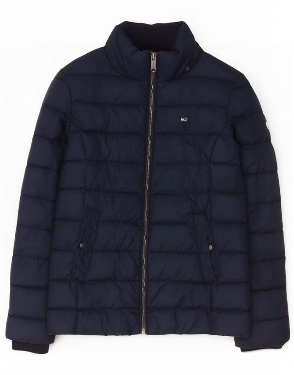 Jachetă căptușită pentru femei Tommy Hilfiger UK 12 Medium Bleumarin