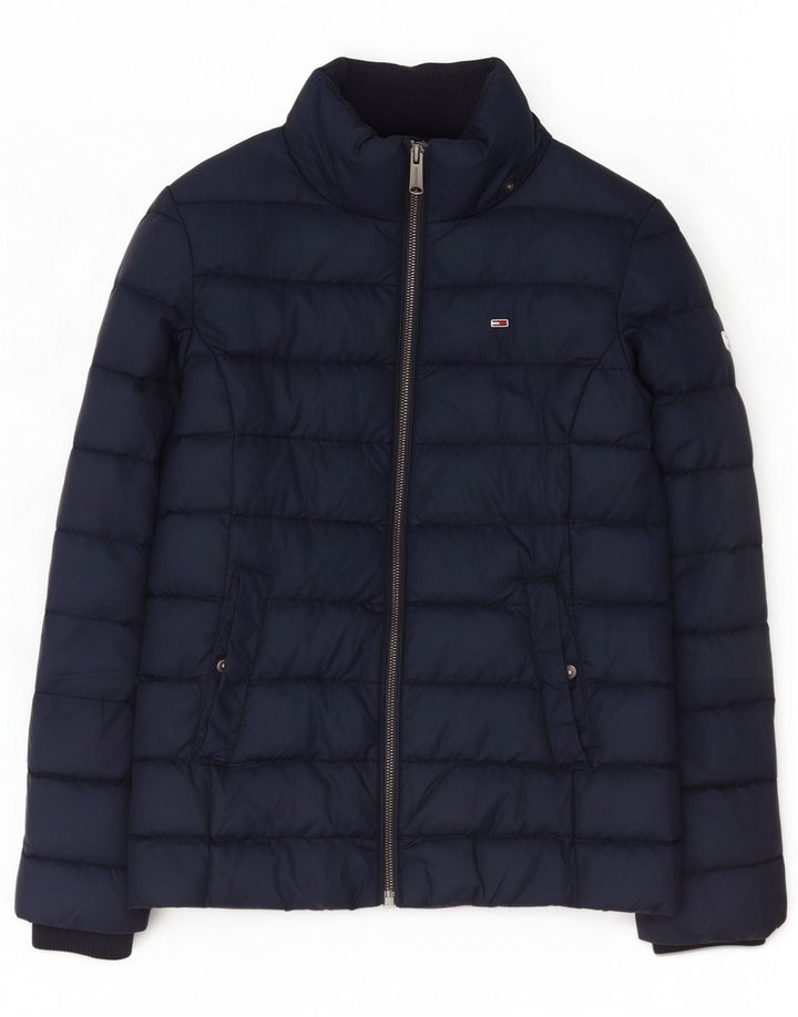Jachetă căptușită pentru femei Tommy Hilfiger UK 12 Medium Bleumarin