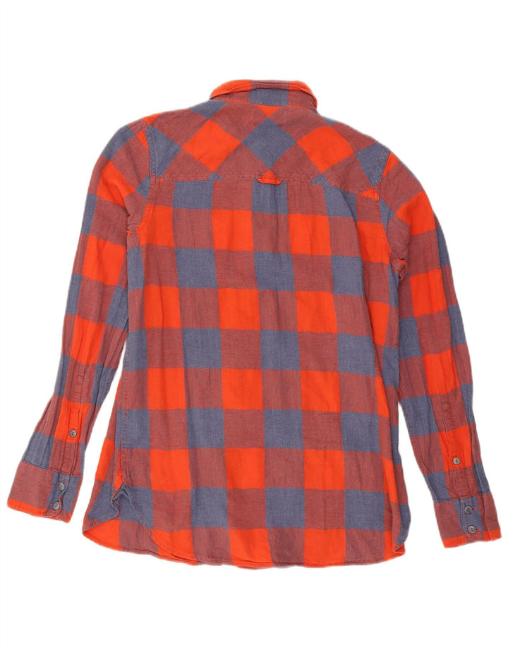 Cămașă de flanel pentru femei J. Crew US 4 Small Red Check Bumbac