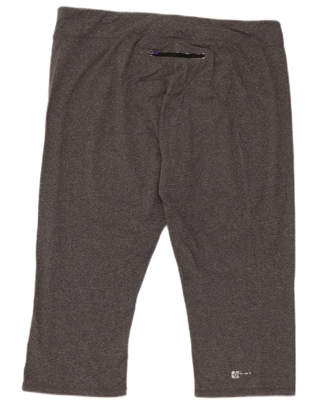 Leggings Capri cu grafic pentru femei SUPERDRY UK 14, mare, gri, poliester