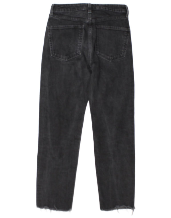 Blugi drepti pentru femei Zara EU 36 XS W26 L26 gri