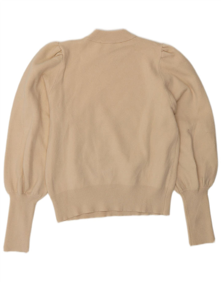 Pulover pentru damă Zara, cu gât turnut, UK 12 Bej mediu
