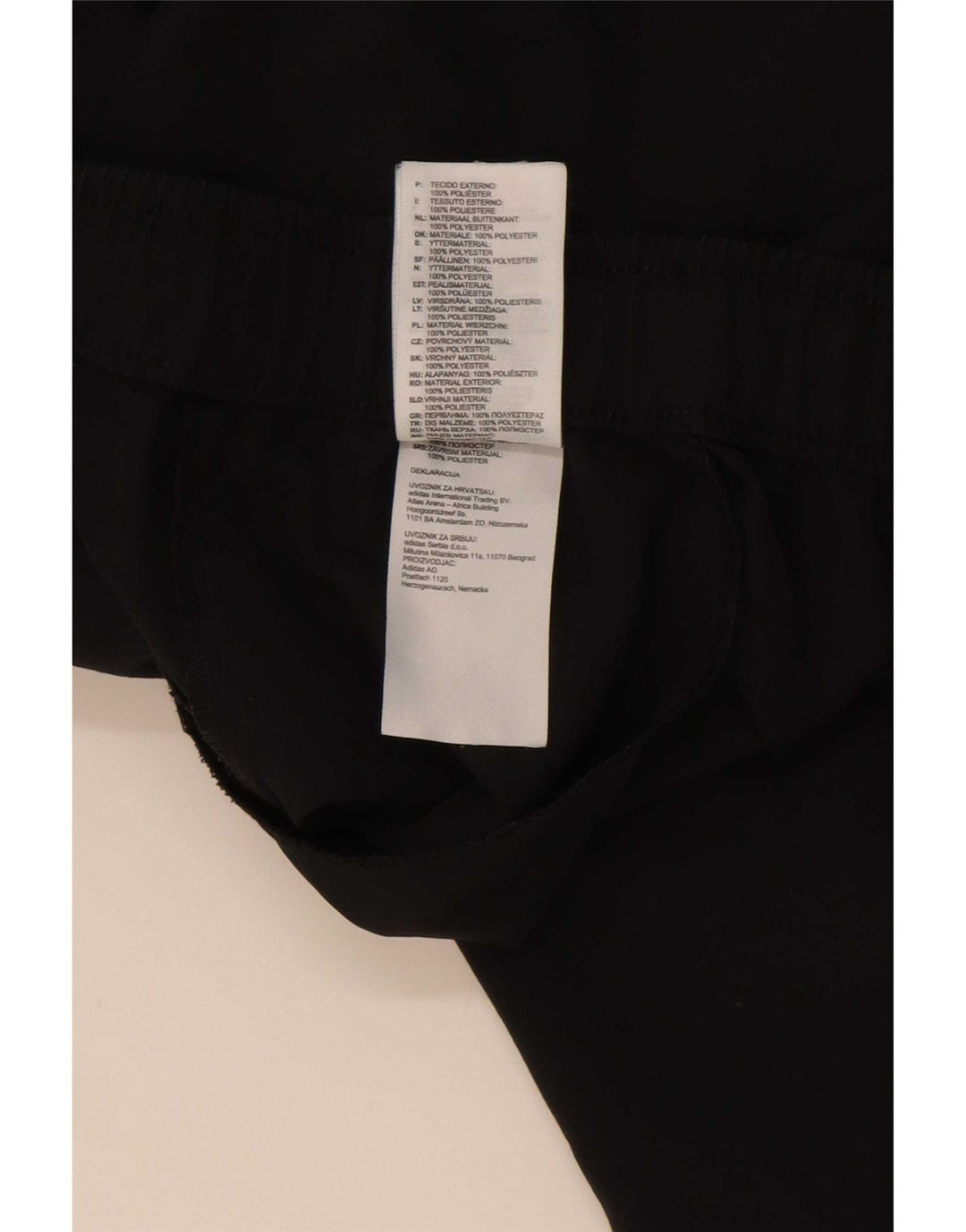 Pantaloni de trening Adidas Climalite pentru bărbați Pantaloni de jogging, mari, negru, poliester