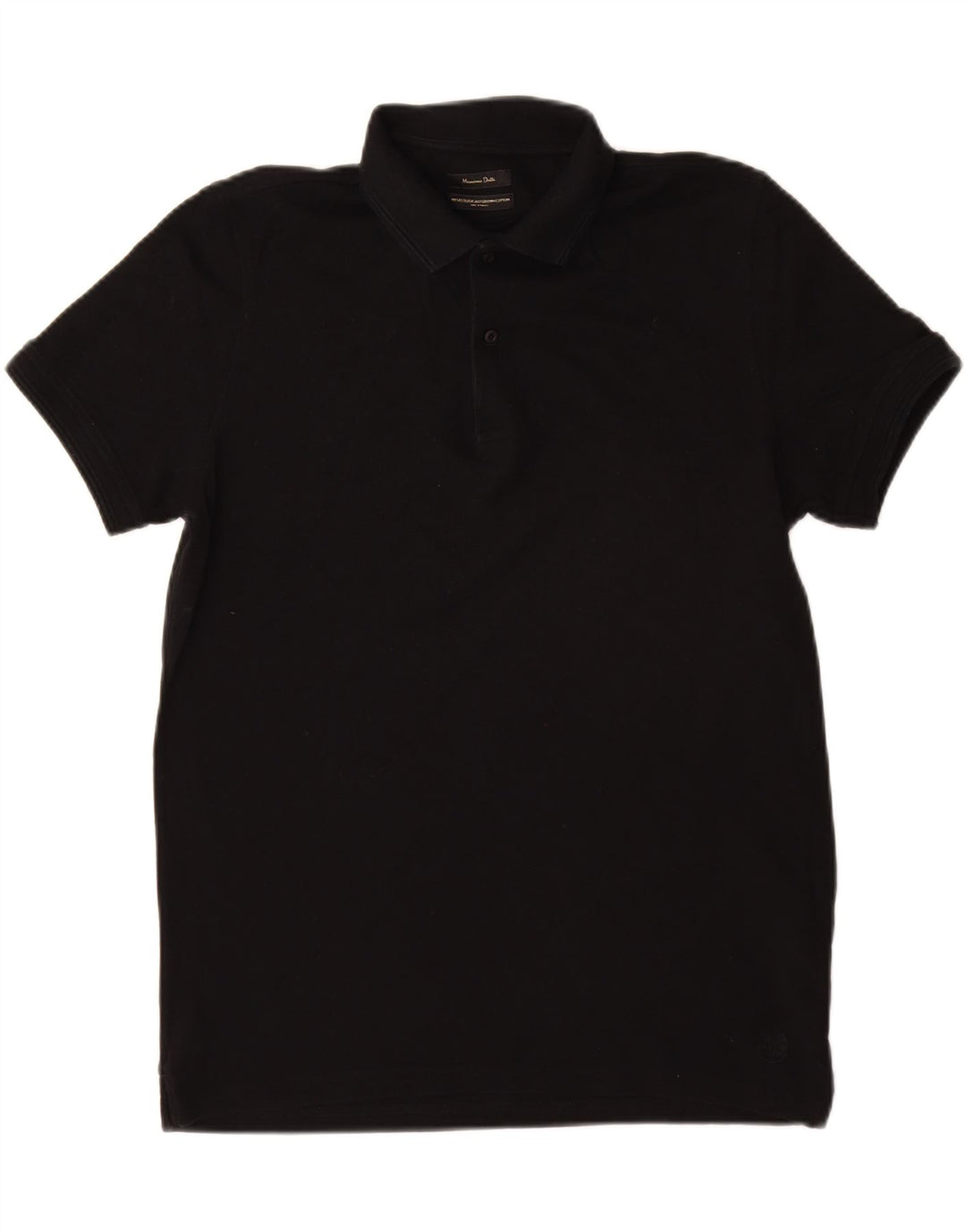 Tricou polo Massimo Dutti XL bumbac negru