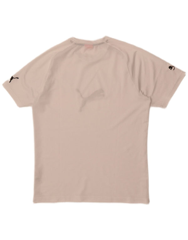Tricou grafic Puma pentru bărbați Top Medium Alb Poliester