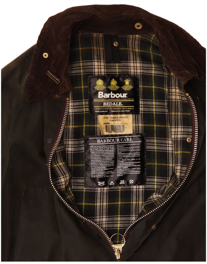 Jachetă pentru bărbați BARBOUR Bedale din bumbac cerat UK 38 Medium Khaki