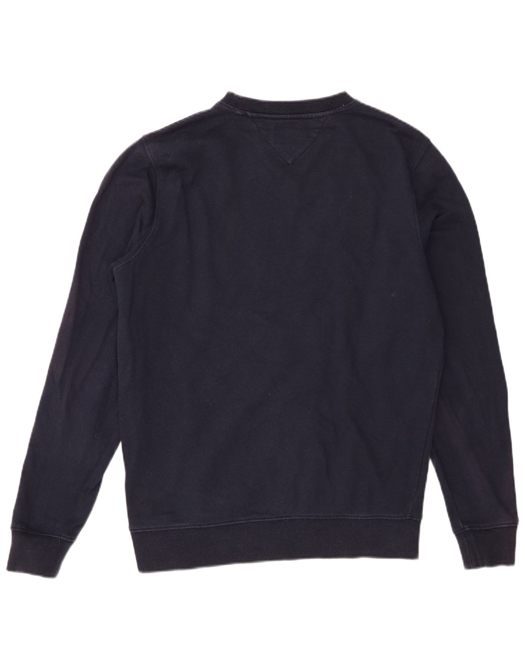 Hanorac grafic pentru bărbați Tommy Hilfiger Pulover mediu din bumbac bleumarin