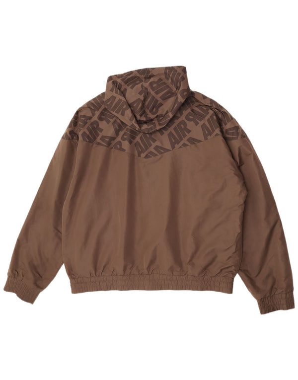 Jachetă reversibilă cu glugă pentru bărbați Nike UK 45/47 XL Maro Poliester