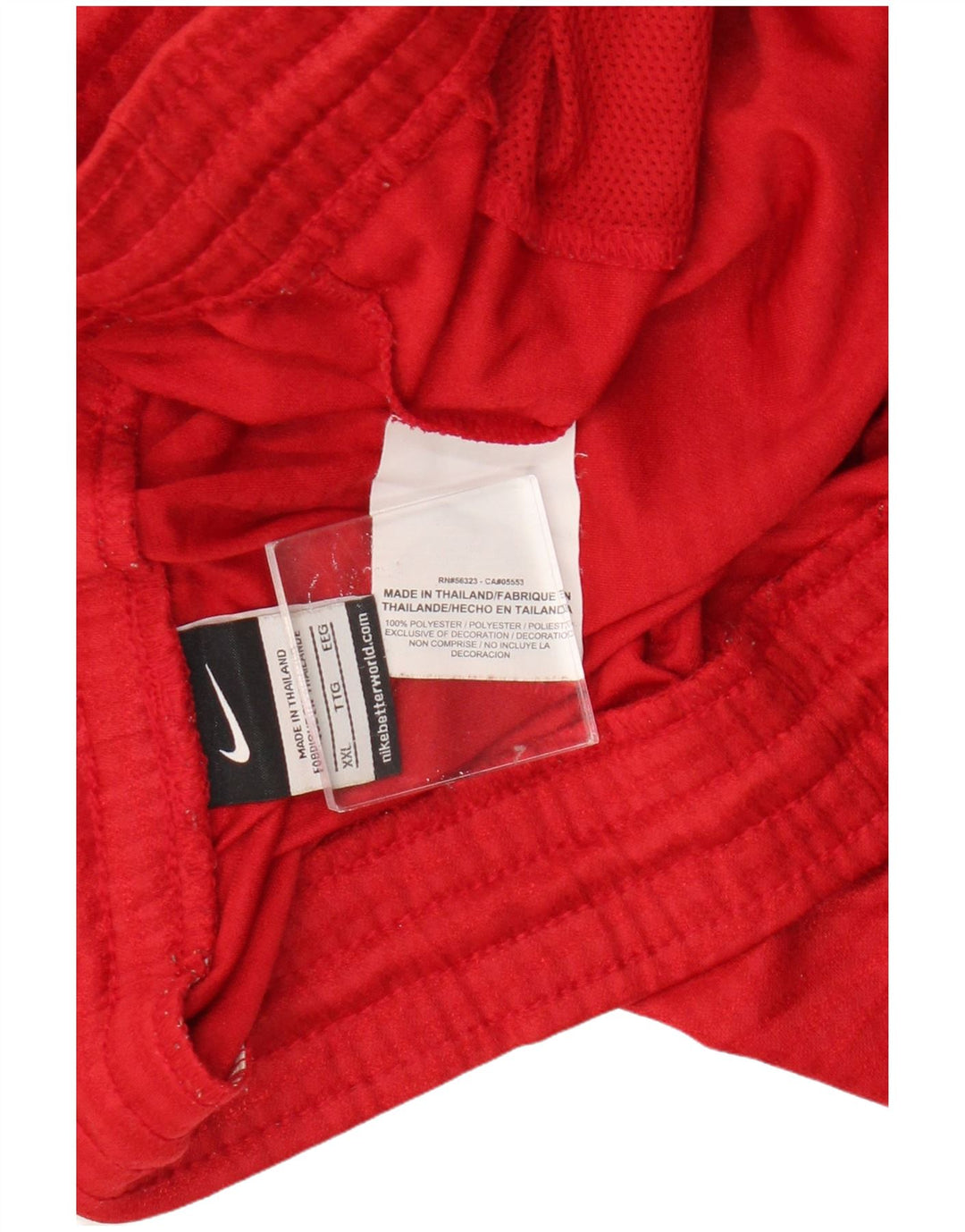 Pantaloni scurți sport Nike pentru bărbați 2XL poliester roșu