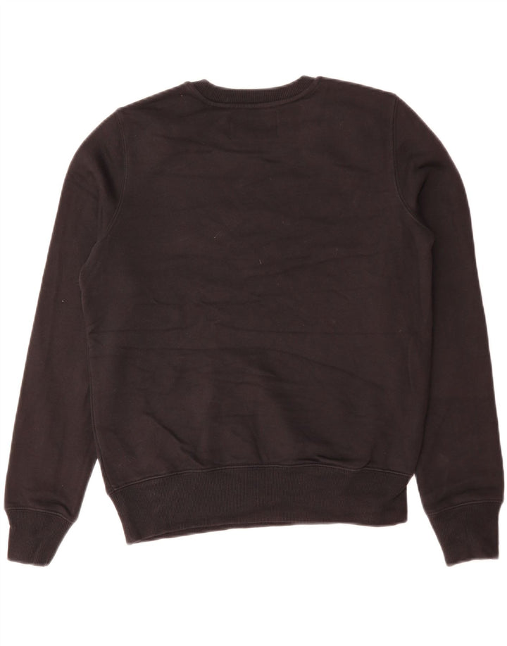 CALVIN KLEIN JEANS Pulover supradimensionat pentru femei UK 10 Mic Negru