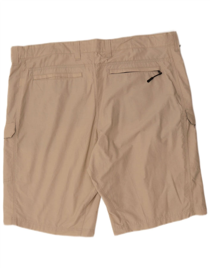 Pantaloni scurți cargo pentru bărbați Marks & Spencer W44 2XL bumbac bej