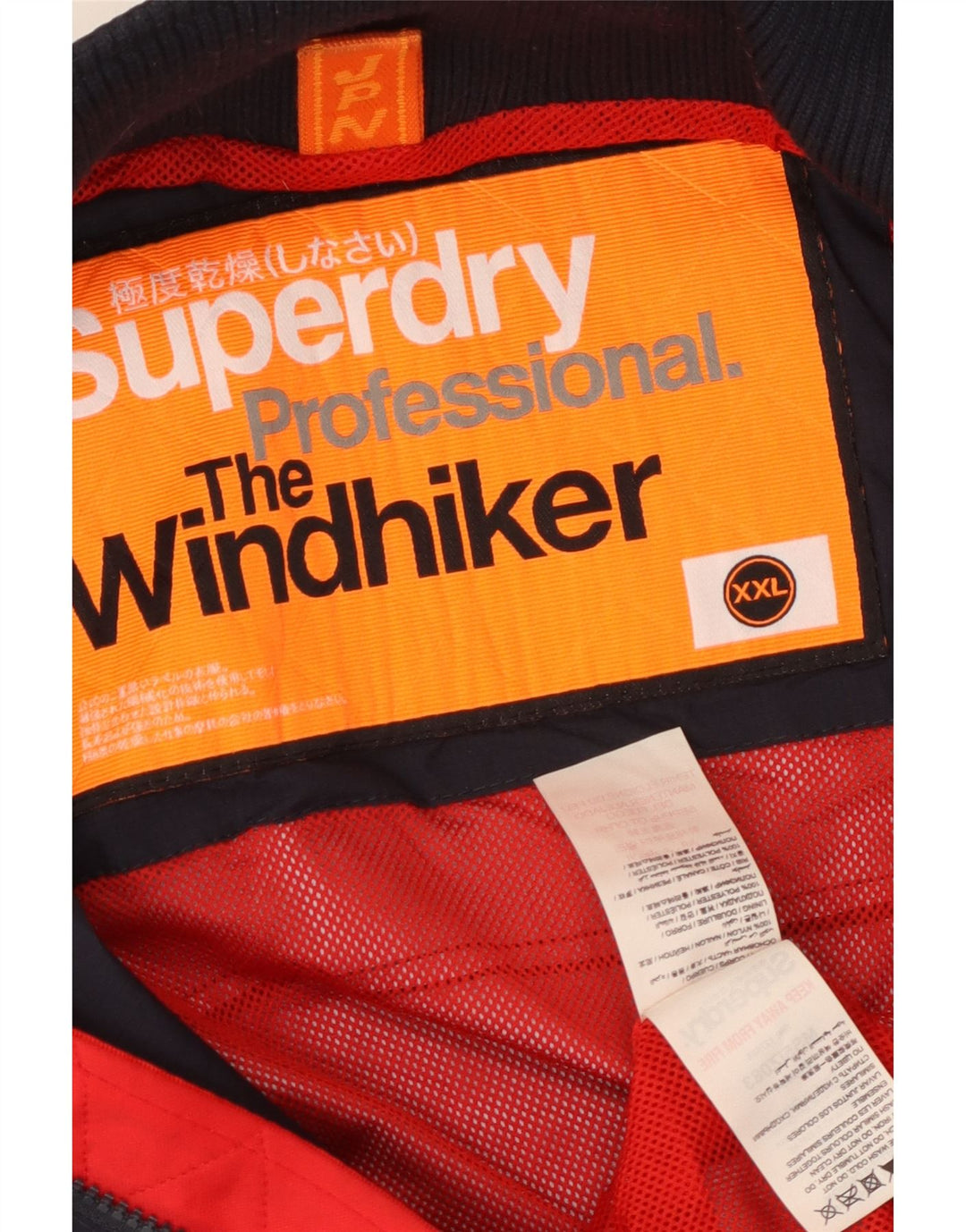 Jachetă Windbreaker pentru bărbați Superdry The Windhiker UK 44 2XL Nailon bleumarin