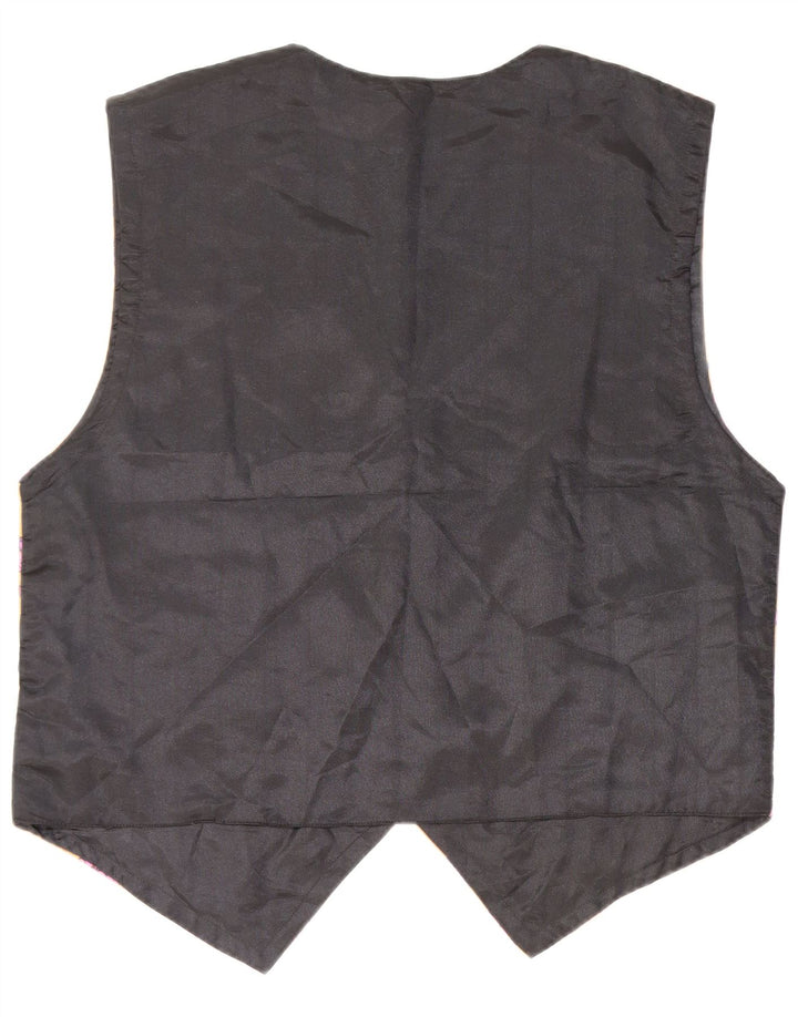 BROADWAY Vestă grafică pentru bărbați, mare, galbenă, din viscoză