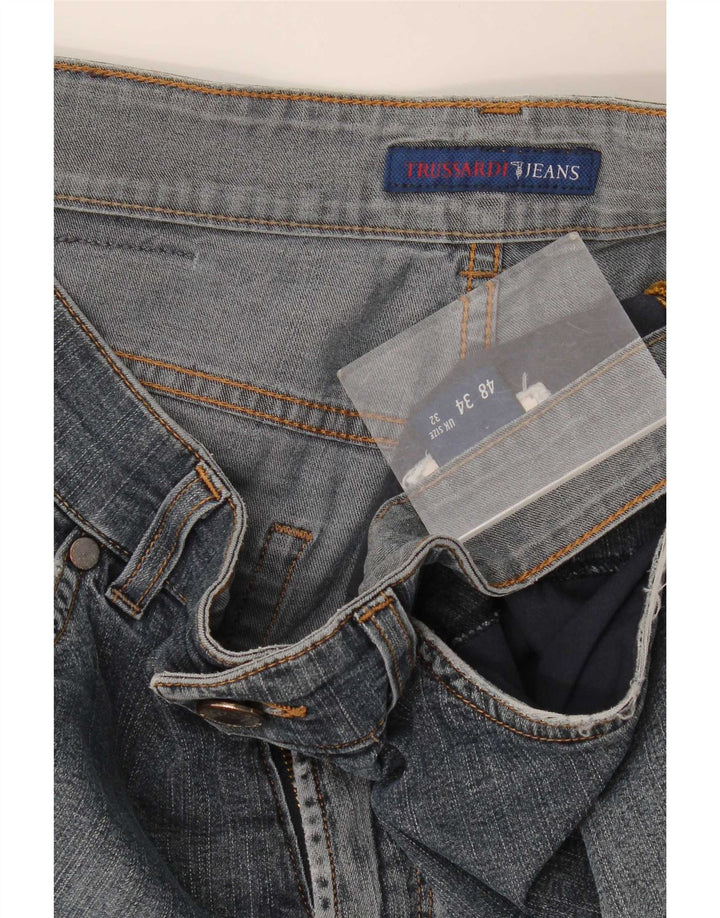 Blugi drepti pentru femei Trussardi W32 L32 albastru