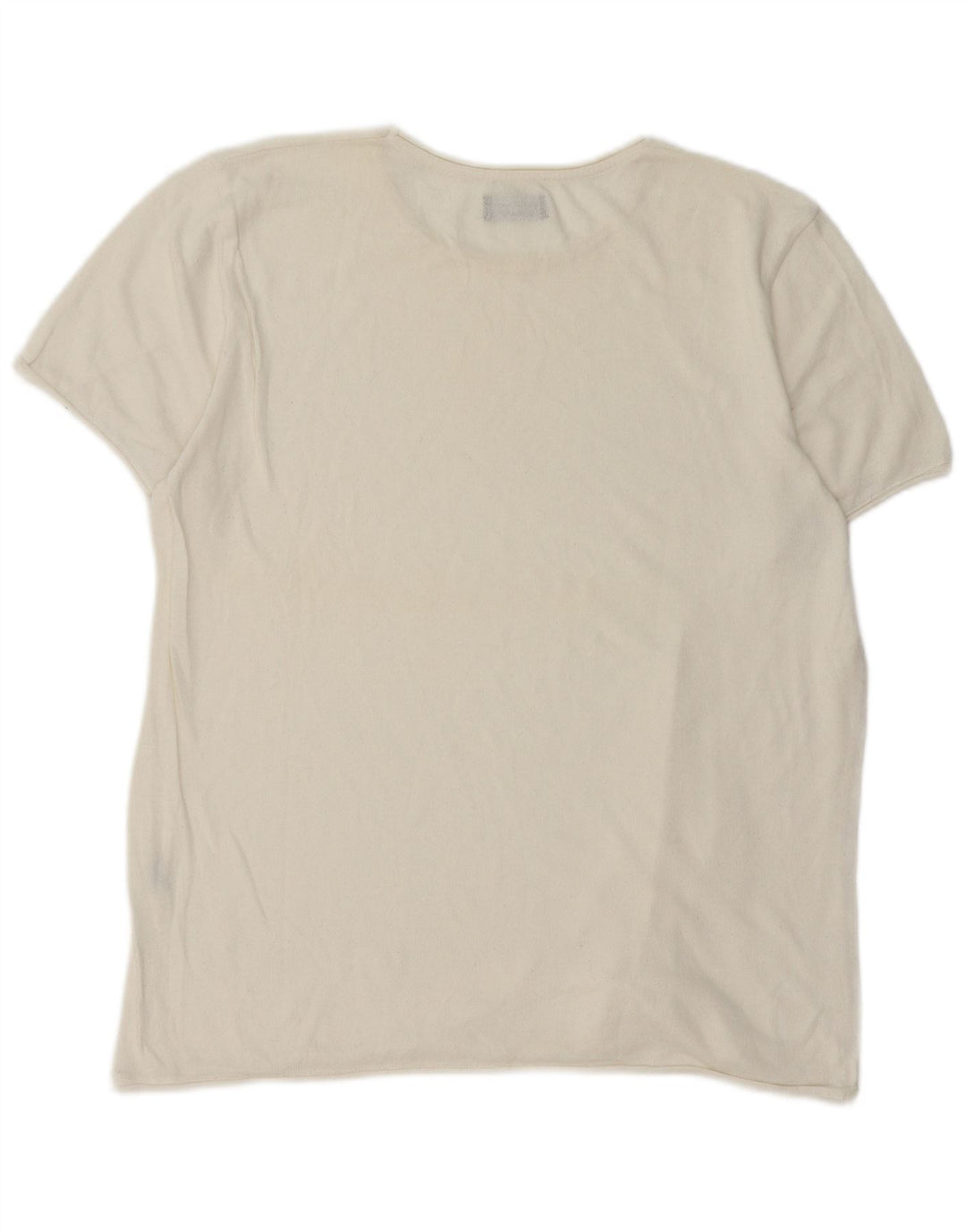 Tricou pentru bărbați Zara Top mare din bumbac alb