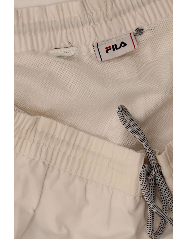 Pantaloni scurti sport FILA pentru femei UK 20 2XL Alb
