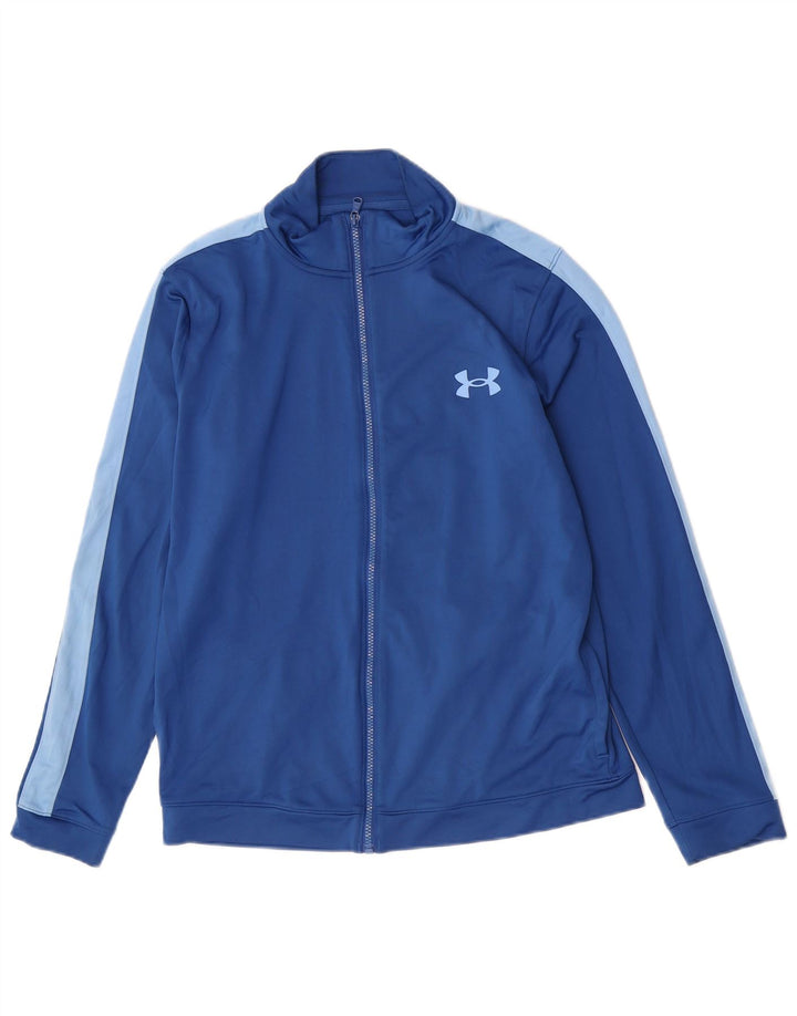 Jachetă de trening pentru bărbați Under Armour, mare, albastru, poliester color bloc