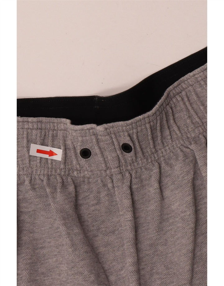 Pantaloni scurți sport Adidas pentru bărbați, bumbac gri mediu