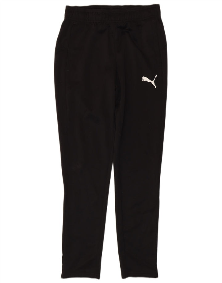 Pantaloni de trening PUMA pentru bărbați, poliester negru mic