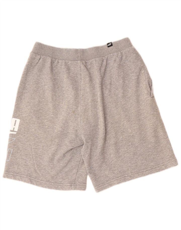 Pantaloni scurți Puma Graphic Sport pentru bărbați, bumbac, gri mic