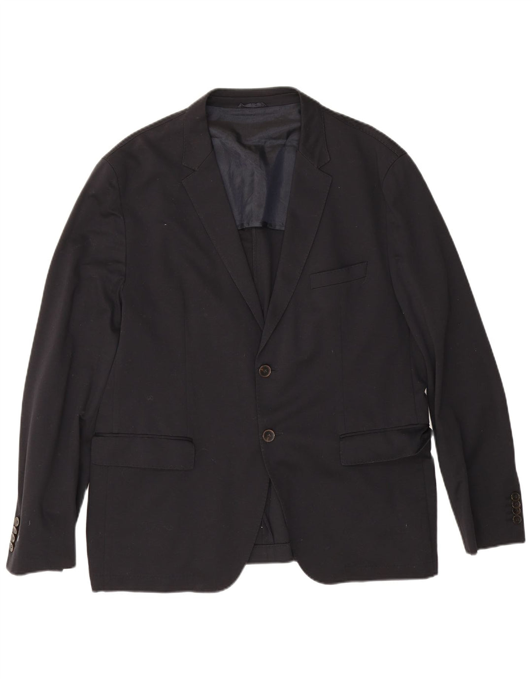 Blazer pentru bărbați Hugo Boss, cu 2 nasturi, UK 40, mare, albastru, bumbac
