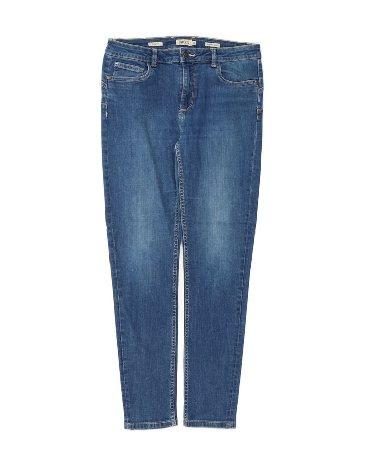 DACK'S Womens Slim Jeans IT 46 Large W32 L30 Blue Cotton Vintage Dack's and Second-Hand Dack's from Messina Hembry 