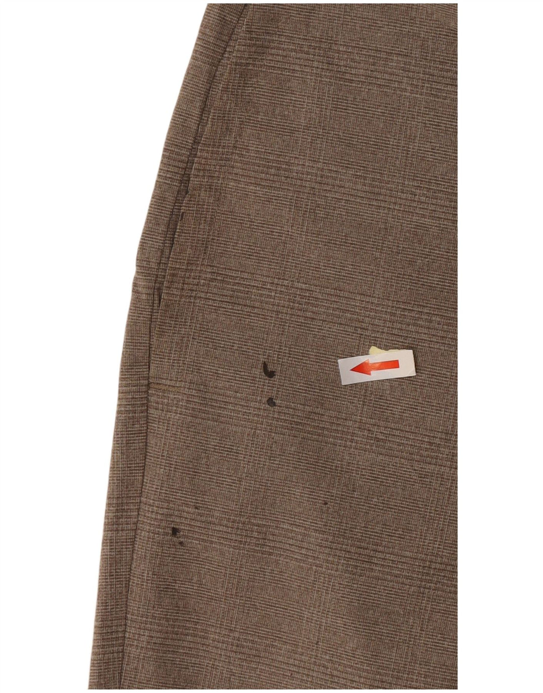 Pantaloni scurți chino pentru bărbați Travis Mathew W36, poliester cu carouri mari, bej