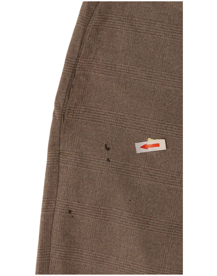 Pantaloni scurți chino pentru bărbați Travis Mathew W36, poliester cu carouri mari, bej