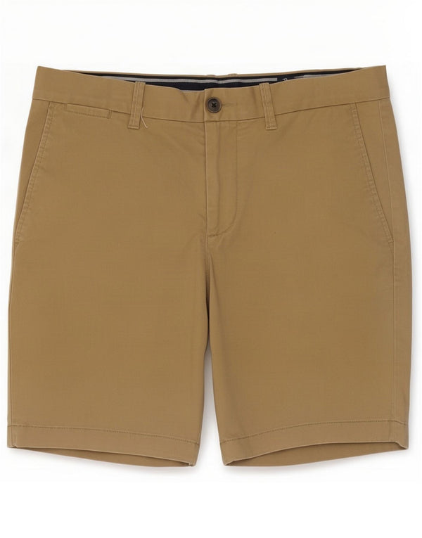 Penguin Mens Slim Fit Chino Shorts EU 46 Small W30 Beige Bumbac