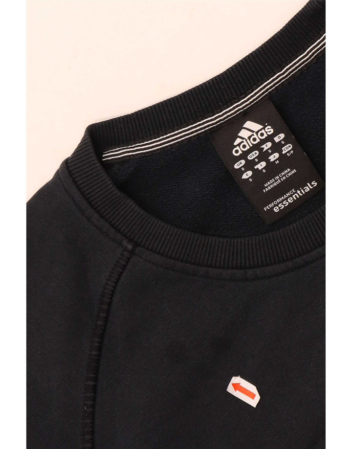 Hanorac grafic pentru bărbați Adidas Jumper Mic Bleumarin