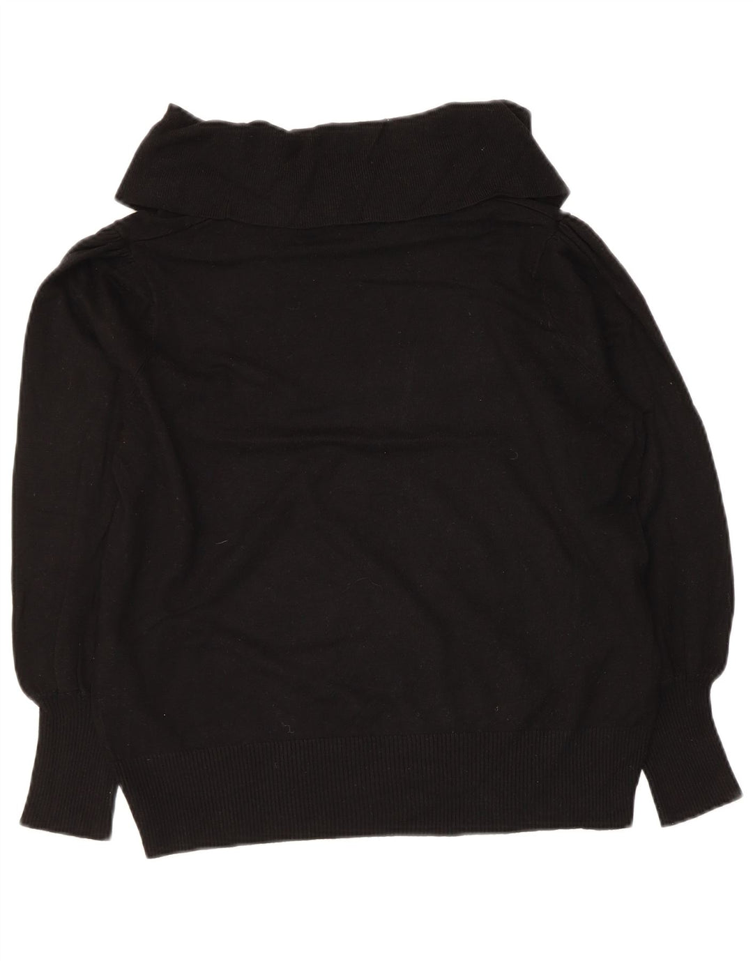 MARKS & SPENCER Pulover cu gât rulat pentru femei UK 12 Medium Black