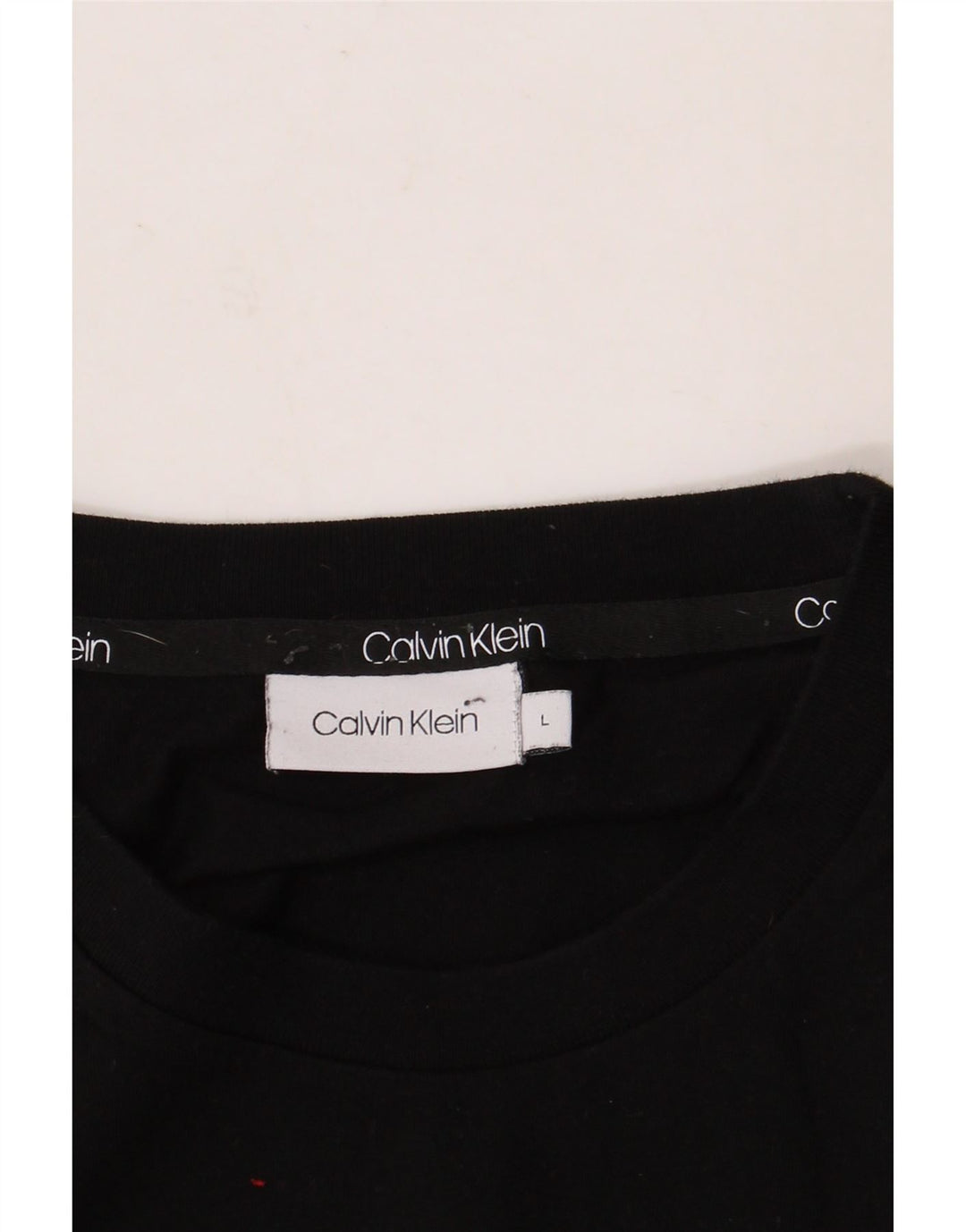 Tricou grafic pentru bărbați CALVIN KLEIN Top mare negru