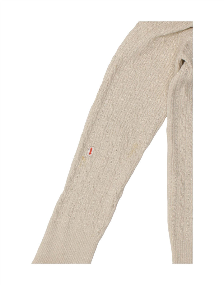 EDDIE BAUER Womens Cardigan Sweater UK 18 XL Beige Vintage Eddie Bauer and Second-Hand Eddie Bauer from Messina Hembry 