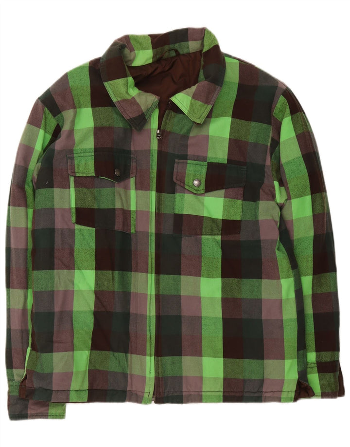 Jachetă Bomber pentru bărbați The North Face UK 38 Medium Green Check