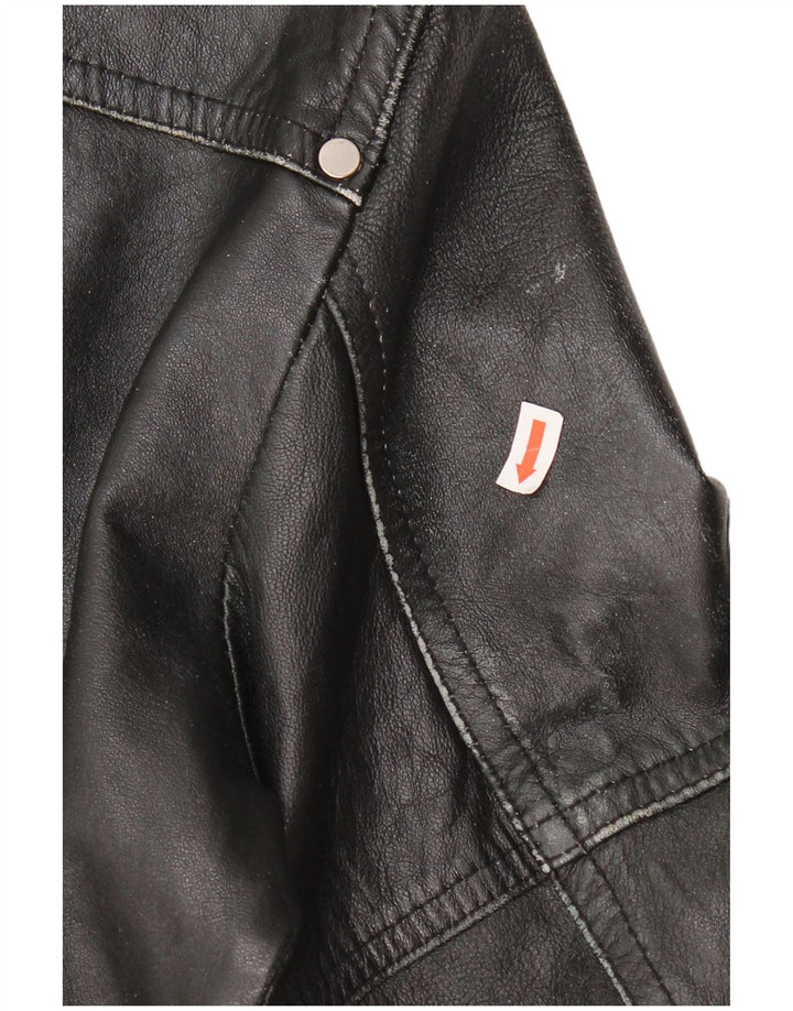 Geaca de piele pentru femei MOTIVI UK 14 Medium Black