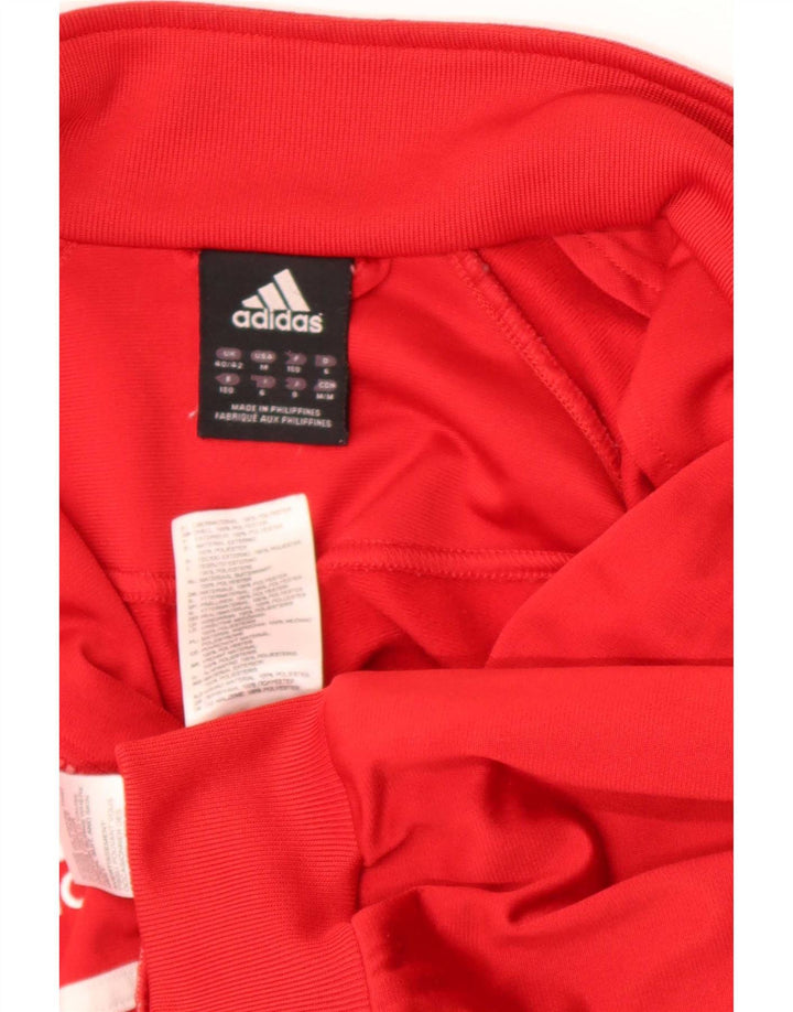 Jachetă de trening Adidas pentru bărbați Marea Britanie 40/42 Poliester Colorblock Roșu Mediu
