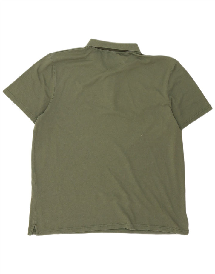 Tricou polo Lyle & Scott pentru bărbați, bumbac verde 2XL