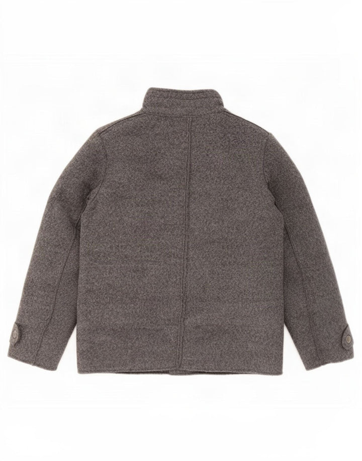 Benetton Boys Sherpa Bomber Jacket 8-9 ani poliester gri