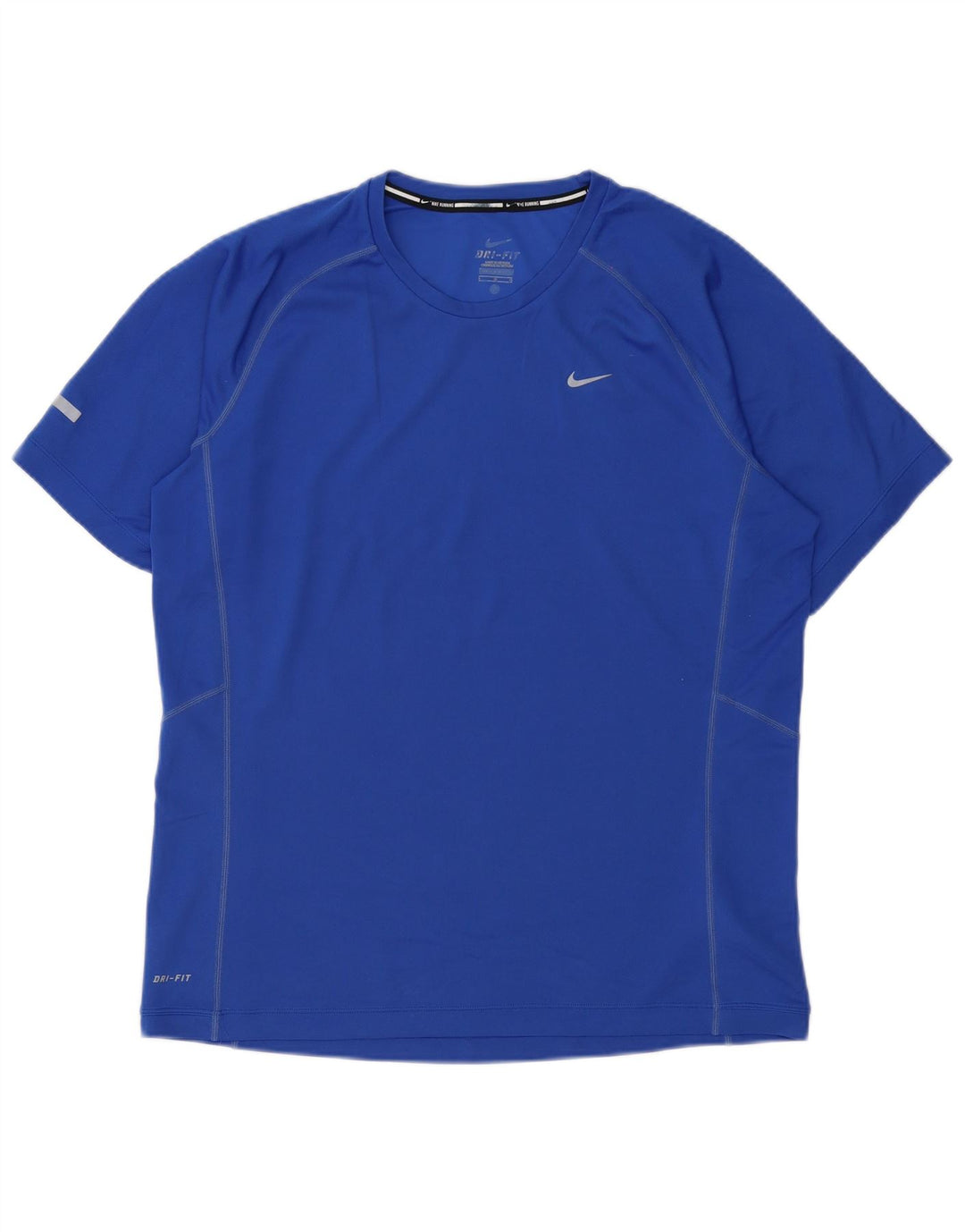 Tricou pentru bărbați Nike Dri Fit Top mare, albastru, poliester