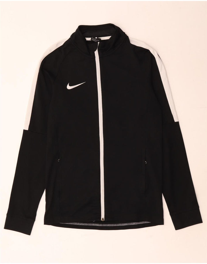 Jachetă de top pentru trening Nike Dri Fit pentru bărbați, negru, poliester color bloc