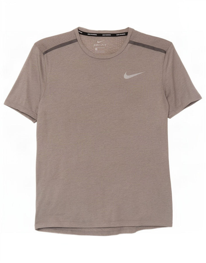 Tricou Nike Dri Fit pentru bărbați Top Medium Gri Poliester