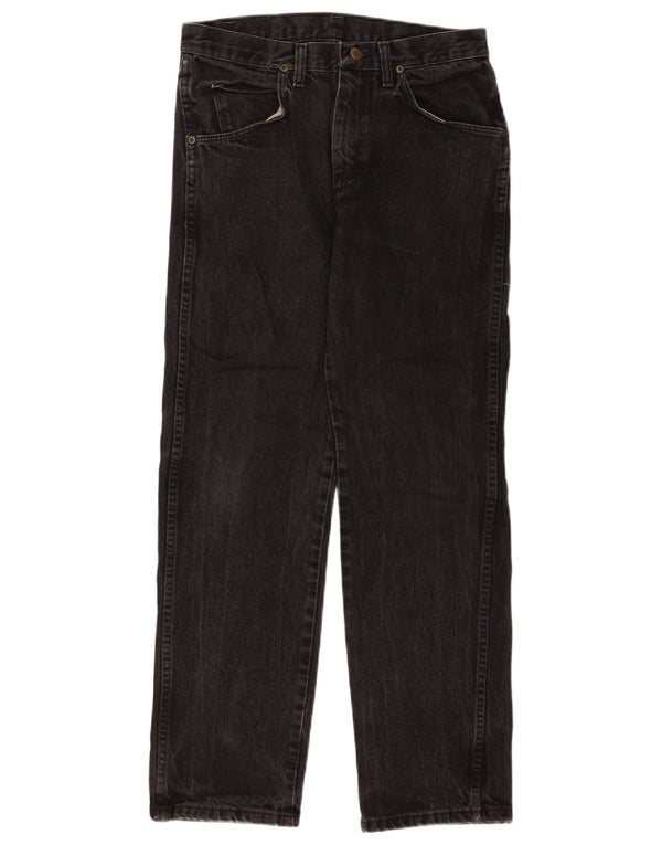 Blugi drepti pentru bărbați Wrangler W28 L29 negri