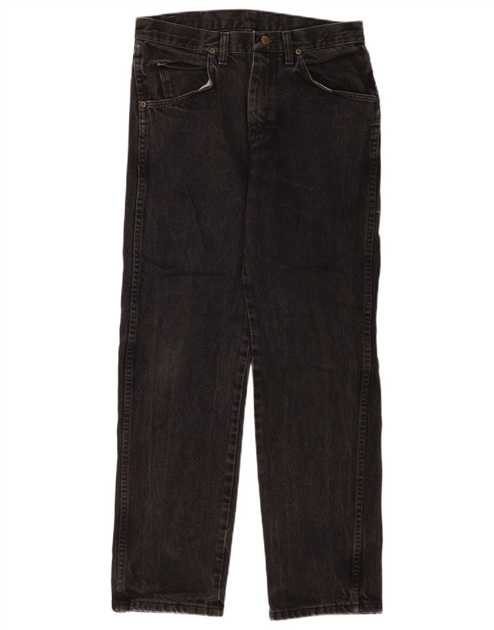 Blugi drepti pentru bărbați Wrangler W28 L29 negri